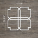 Englewood Decorative Fretwork Wall Panels - 3D Wall Panels | Fretwork Wall Panels | Panel Moulding - Ethan's Walls