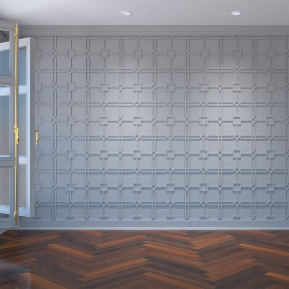 Englewood Decorative Fretwork Wall Panels - 3D Wall Panels | Fretwork Wall Panels | Panel Moulding - Ethan's Walls