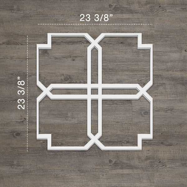 Englewood Decorative Fretwork Wall Panels - 3D Wall Panels | Fretwork Wall Panels | Panel Moulding - Ethan's Walls