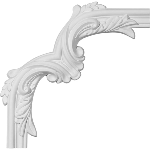 Claremont Panel Moulding Corner 12 1/2"W x 12 1/2"H - 3D Wall Panels | Fretwork Wall Panels | Panel Moulding - Ethan's Walls
