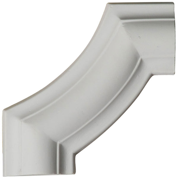 Ashford Smooth Panel Moulding Corner 4"W x 4"H x 1/2"P - 3D Wall Panels | Fretwork Wall Panels | Panel Moulding - Ethan's Walls