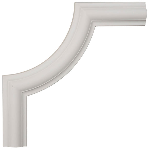 Ashford Smooth Panel Moulding Corner 10"W x 10"H x 1/2"P - 3D Wall Panels | Fretwork Wall Panels | Panel Moulding - Ethan's Walls