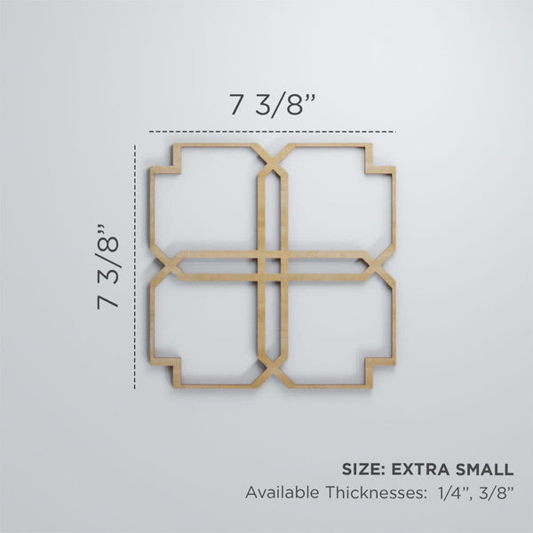 Englewood Decorative Fretwork Wall Panels - 3D Wall Panels | Fretwork Wall Panels | Panel Moulding - Ethan's Walls