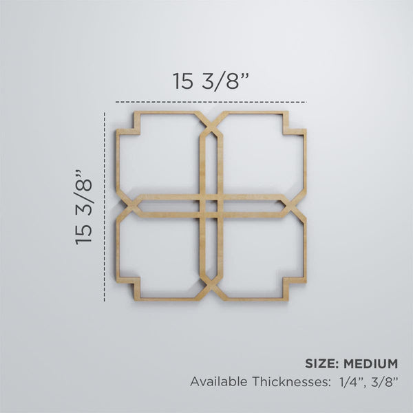 Englewood Decorative Fretwork Wall Panels - 3D Wall Panels | Fretwork Wall Panels | Panel Moulding - Ethan's Walls