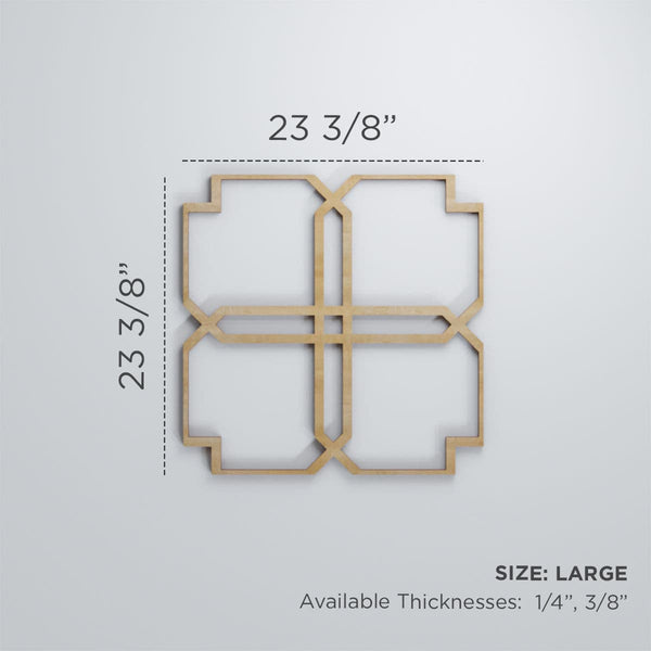 Englewood Decorative Fretwork Wall Panels - 3D Wall Panels | Fretwork Wall Panels | Panel Moulding - Ethan's Walls