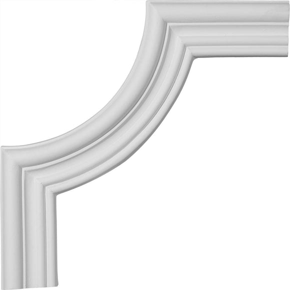 Claremont Panel Moulding Corner 8 3/4"W x 8 3/4"H - 3D Wall Panels | Fretwork Wall Panels | Panel Moulding - Ethan's Walls