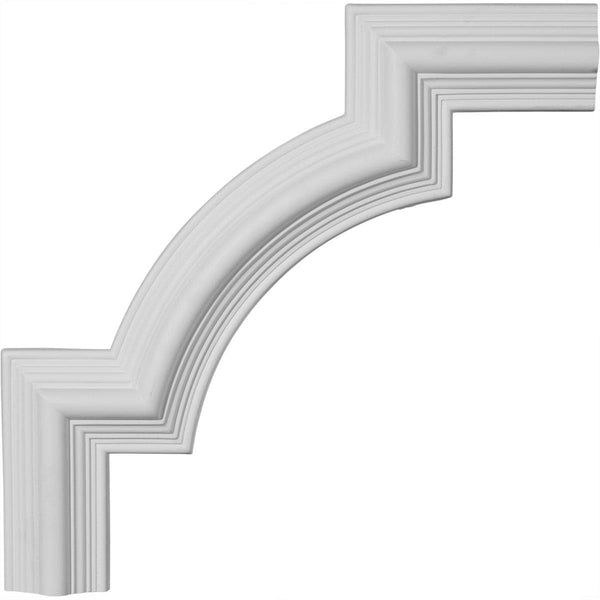 Bedford Panel Moulding Corner 15 1/8"W x 15 1/8"H - 3D Wall Panels | Fretwork Wall Panels | Panel Moulding - Ethan's Walls