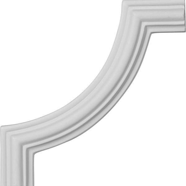 Large Classic Panel Moulding Corner 5 1/8"W x 5 1/8"H - 3D Wall Panels | Fretwork Wall Panels | Panel Moulding - Ethan's Walls