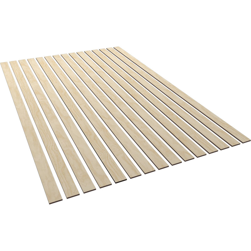 Traditional Adjustable Wood Slat Wall Kit | Ethan's Walls
