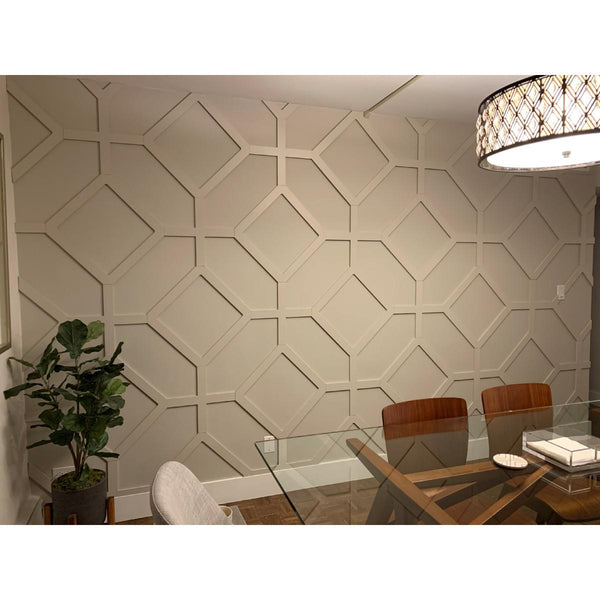 Cameron Decorative Fretwork Wall Panels - 3D Wall Panels | Fretwork Wall Panels | Panel Moulding - Ethan's Walls